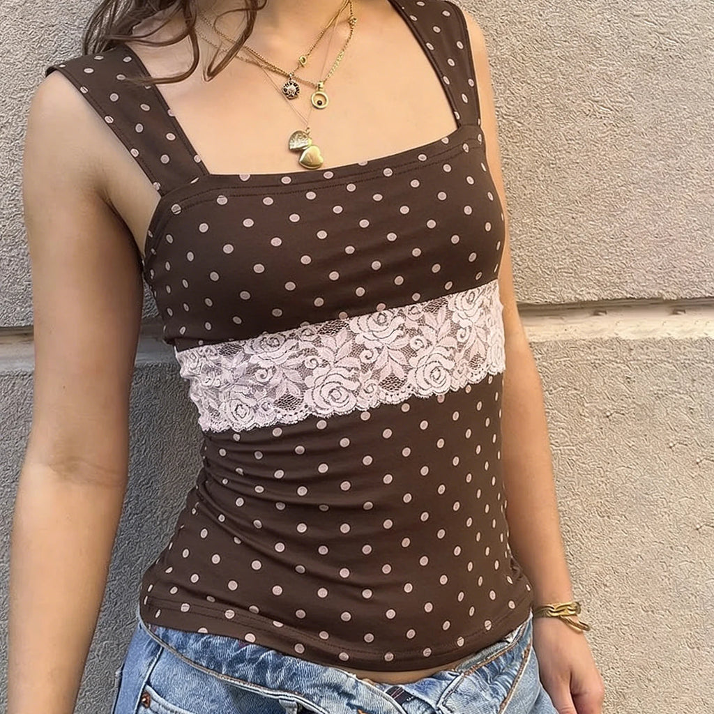 Cassi Polka-Dot Cami