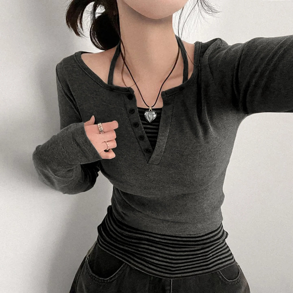 Lily 2-Piece Knit Set Long-Sleeve Top