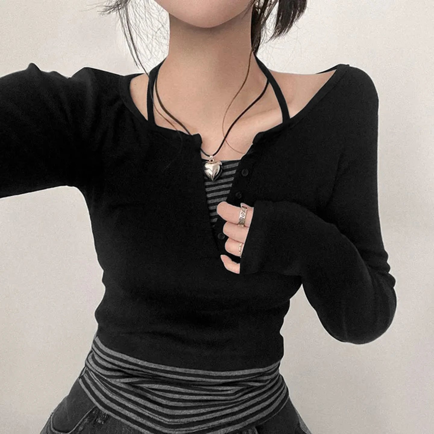 Lily 2-Piece Knit Set Long-Sleeve Top